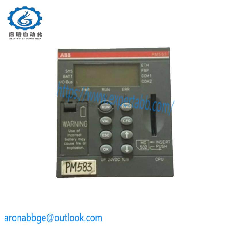 ABB AC500 CPU PM583-ETH High performance modular