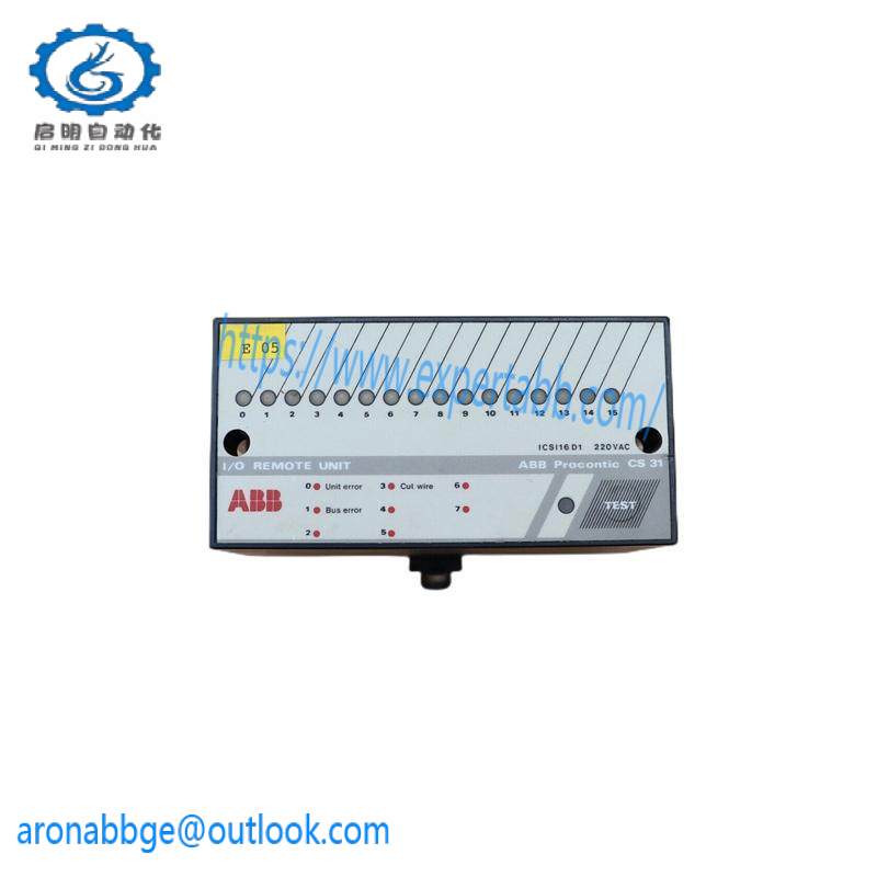 ABB ICSI16D1 I/O REMOTE UNIT PROCONTIC