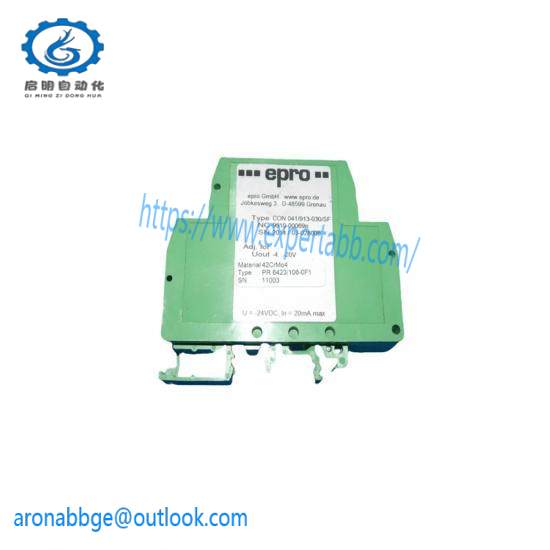 Emerson CON041/913-030/SF EPRO Eddy current signal converter