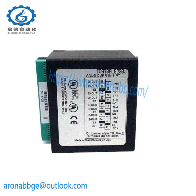 GE IC670ALG230 Analog Input Current 8 Channel Module