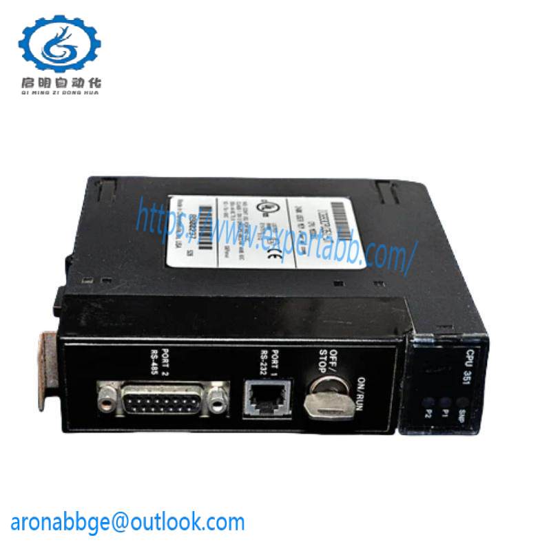 GE IC693CPU351 CPU module with a single slot