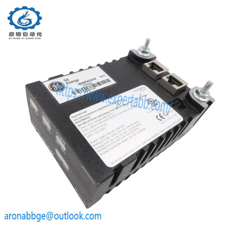 GE IS220PAICH1B 10 analog input and 2 analog outputs