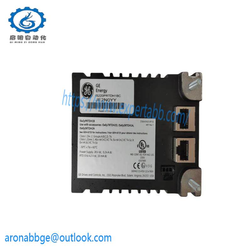 GE IS220PRTDH1B RTD I/O module