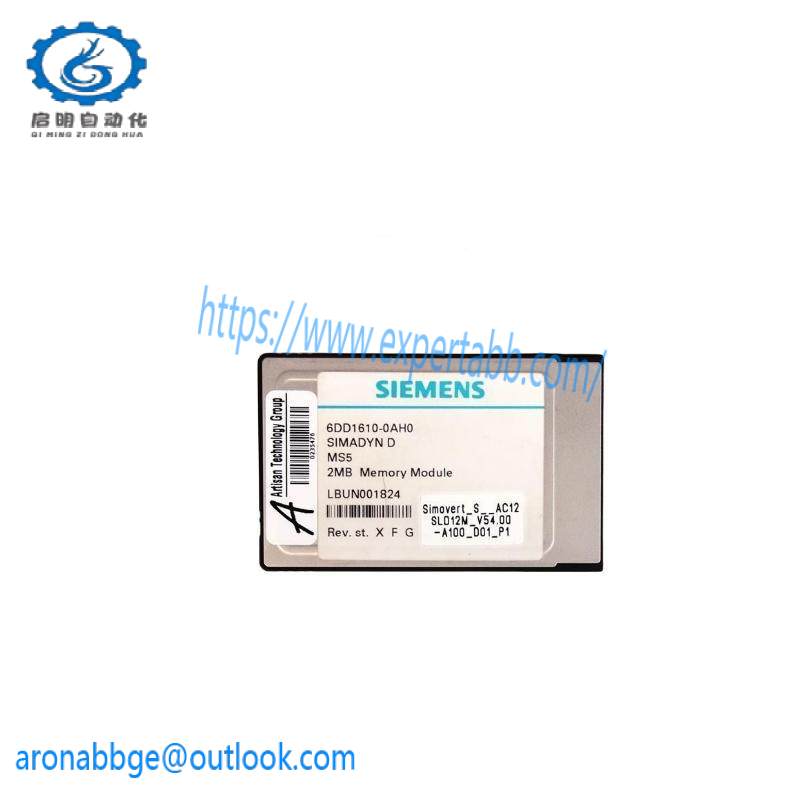 SIEMENS 6DD1610-0AH0 SIMADYN D Memory Submodule