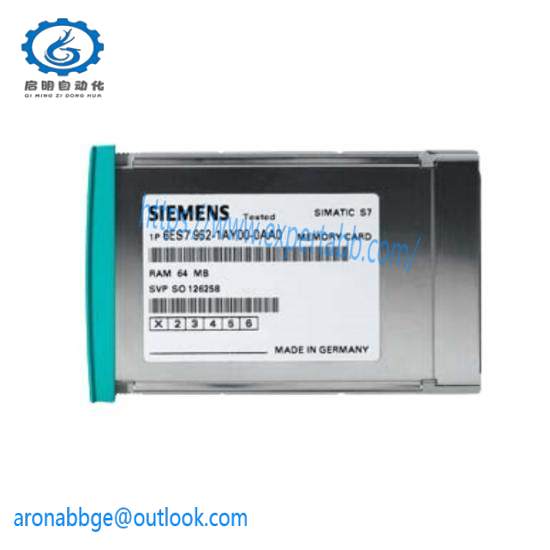 Siemens 6ES7 955-2AM00-0AA0  RAM Memory Card - 4MB