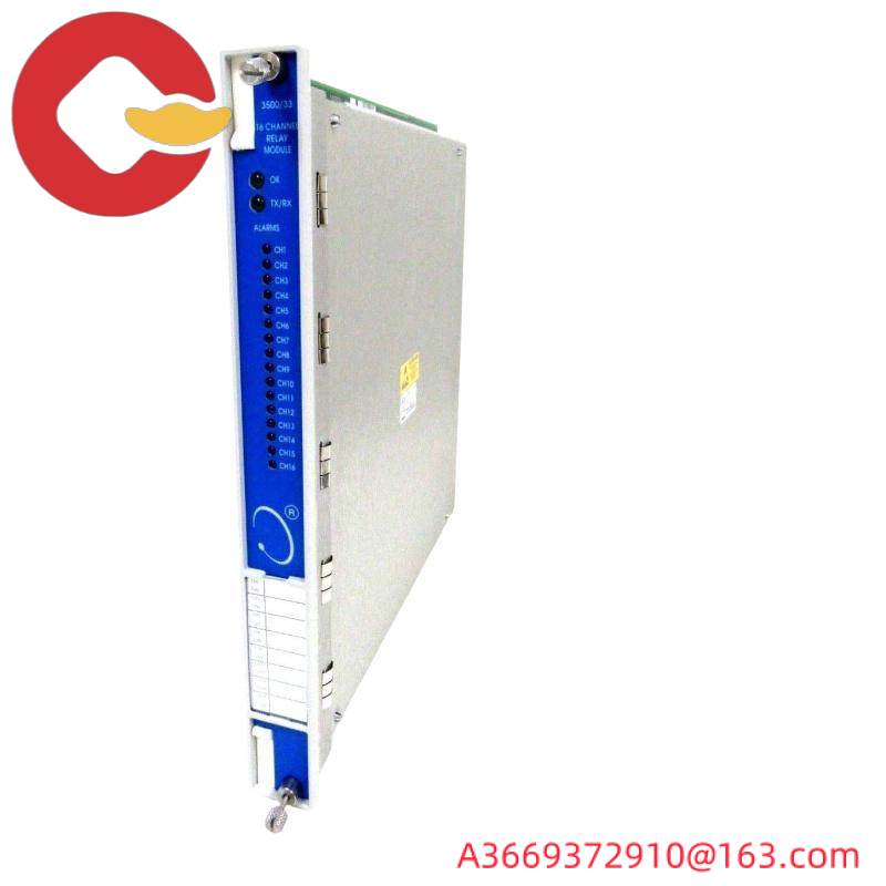 BENTLY NEVADA 3500/33 16-Channel Relay Control Module