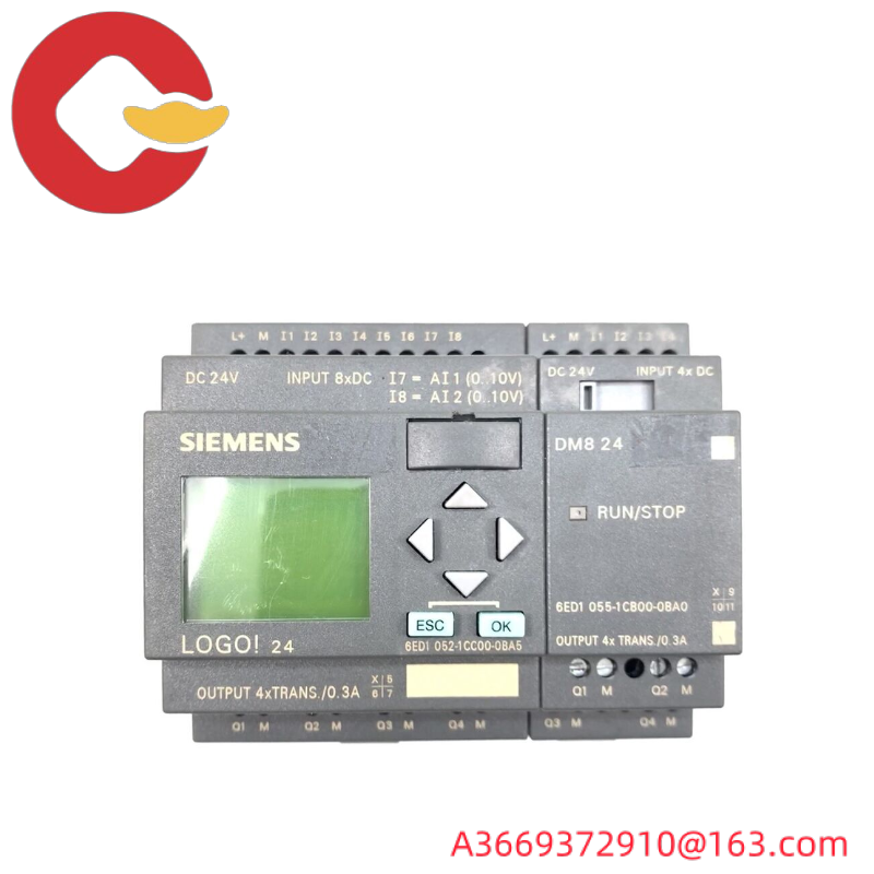 SIEMENS 6ED1 052-1CC00-0BA5 LOGIC MODULE, DISPLAY