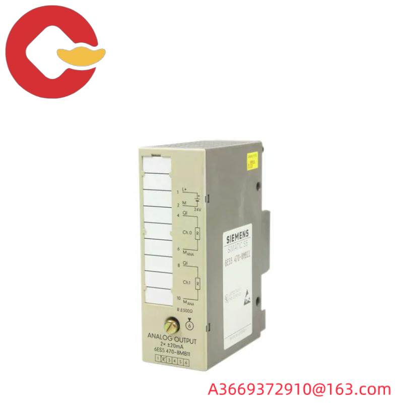 SIEMENS 6ES5470-8MB11 Analog Output Module