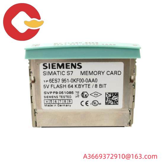 6ES7951-0KF00-0AA0  SIEMENS SIMATIC  Flash Memory Card