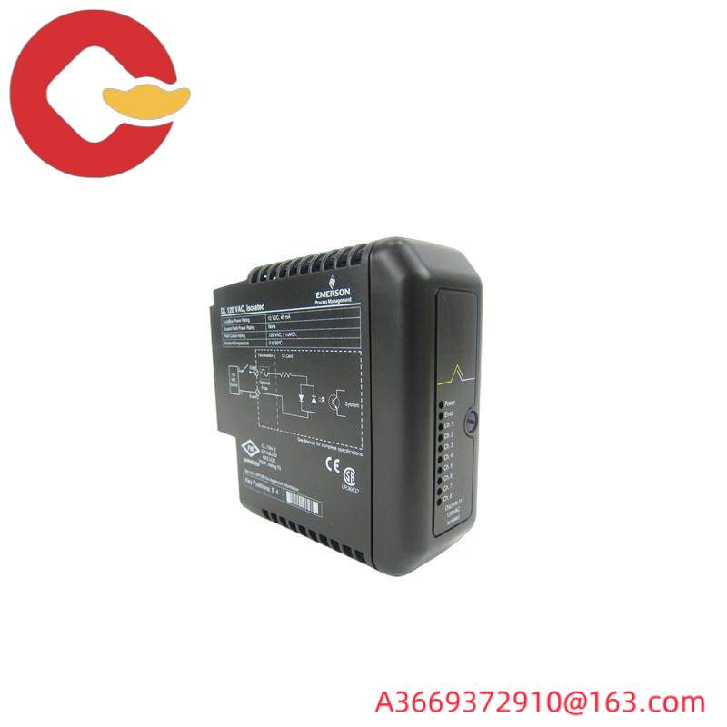 Emerson KJ3001X1-CA1 12P1980X062 DISCRETE INPUT MODULE