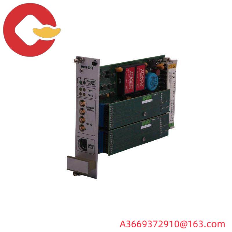 Emerson MMS6312 Dual Channel Rotational Speed Monitor