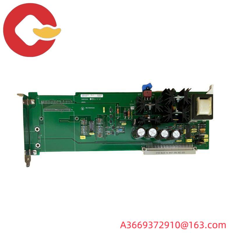 Emerson Ovation 3A99132G02 3PCPS05 W3-DPU-PS Assembly