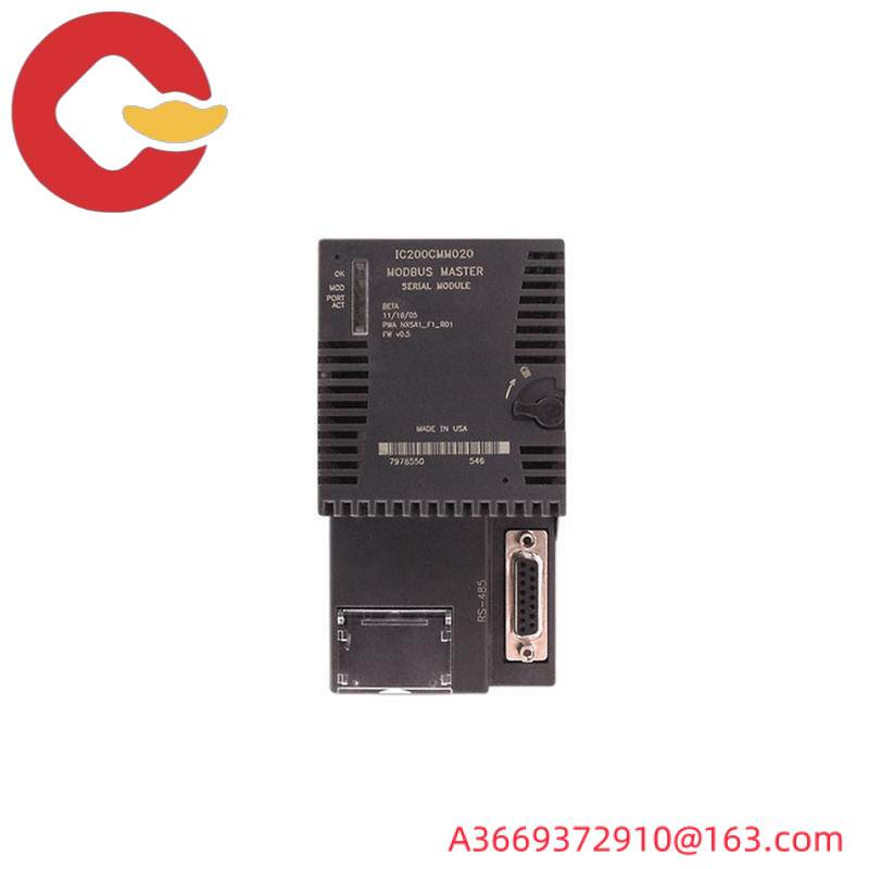 GE IC200CMM020 MODBUS MASTER MODULE