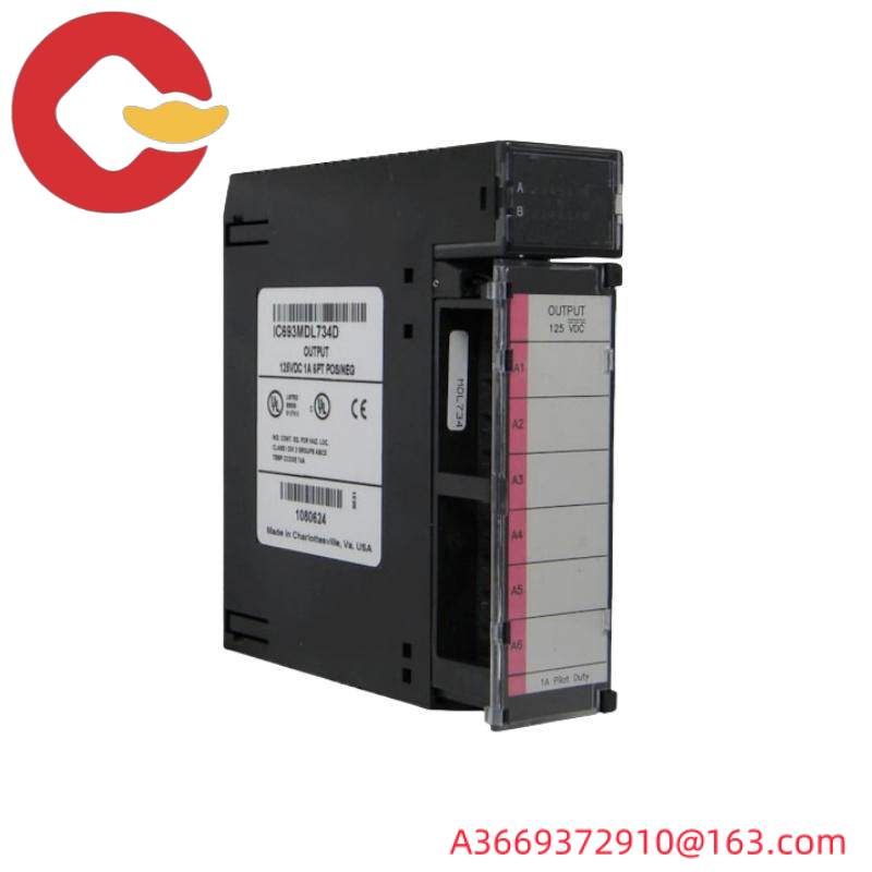 GE IC693MDL734D Positive/Negative Logic 1 Amp Output module
