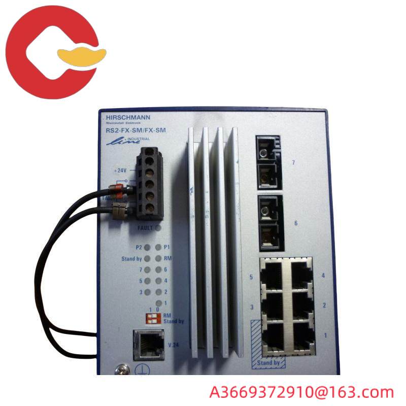 HIRSCHMANN RS2-FX-SM/FX-SM ETHERNET RAIL SWITCH