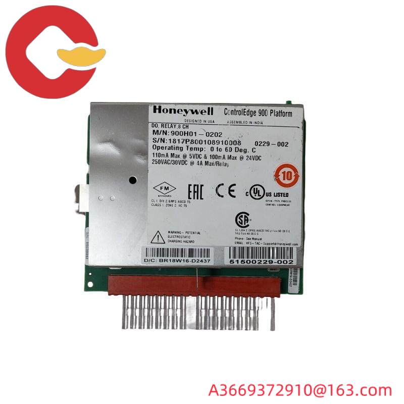 honeywell 900H01-0202 digital output relay module
