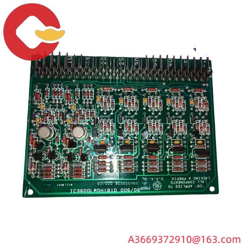 GE IC3600LRDH1B1D Relay Driver card