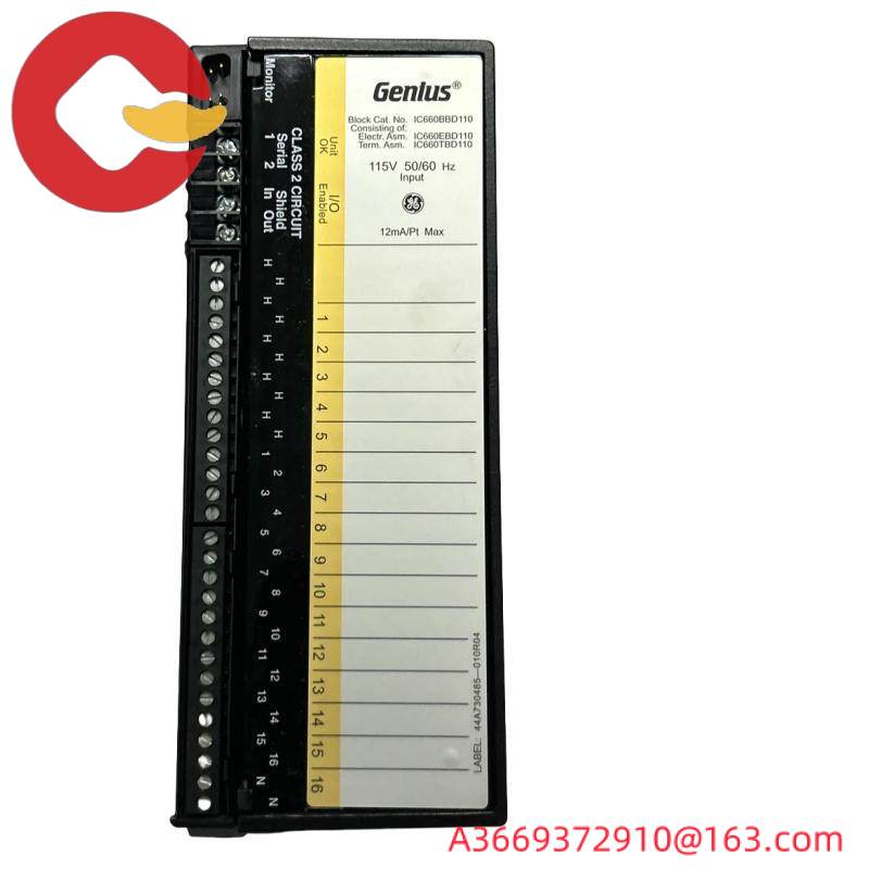 GE IC660BBD110 Discrete input block