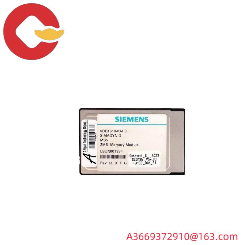 SIEMENS 6DD1610-0AH0 SIMADYN D Memory Submodule
