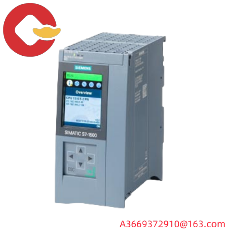 SIEMENS 6ES7515-2TN03-0AB0 central processing unit with 1.5 MB work memory.