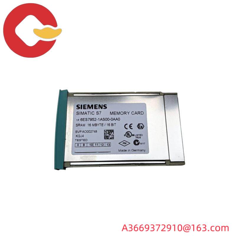 SIEMENS 6ES7952-1AS00-0AA0 MEMORY RAM CARD