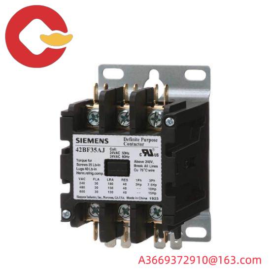 Siemens Furnas 42BF35AF Definite Purpose Contactor