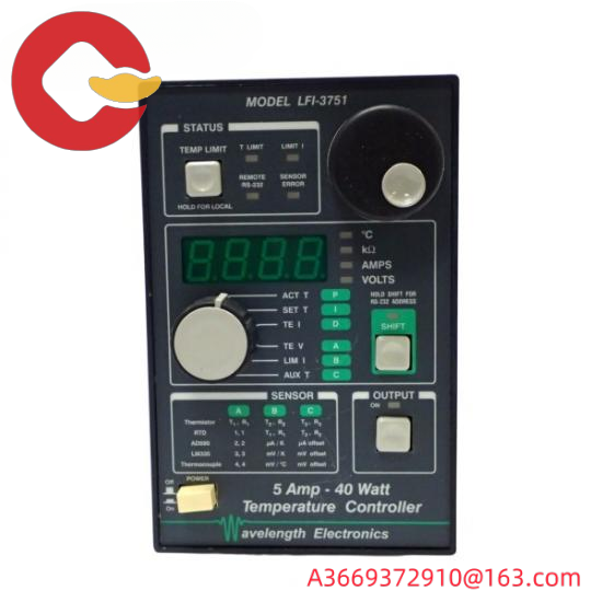 WAVELENGTH ELECTRONICS LFI-3751 TEMPERATURE CONTROLLER