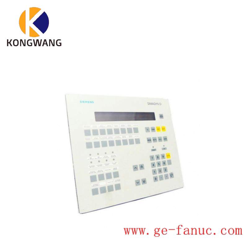 SIEMENS 6DD1670-0AF0 SIMADYN D OPERATOR PANEL