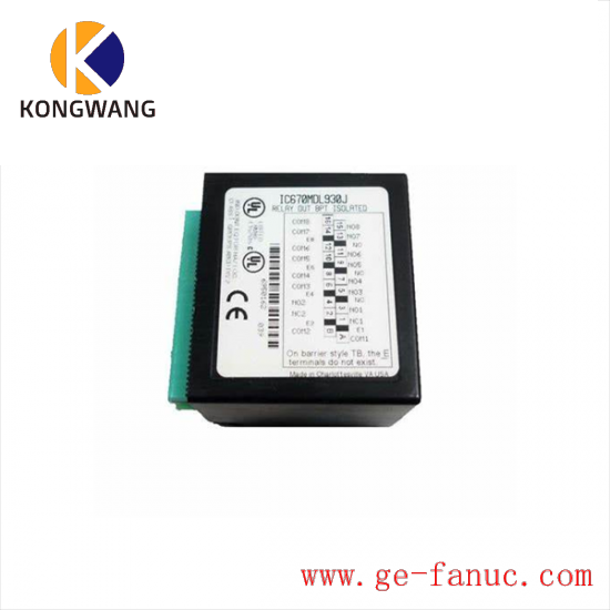 GE FANUC IC670MDL930 relay output module