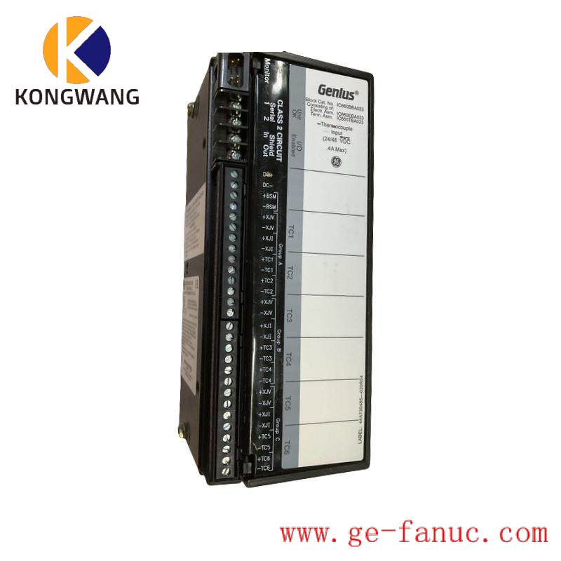 GE Fanuc IC660BBA023 I-O Thermocouple Input Block