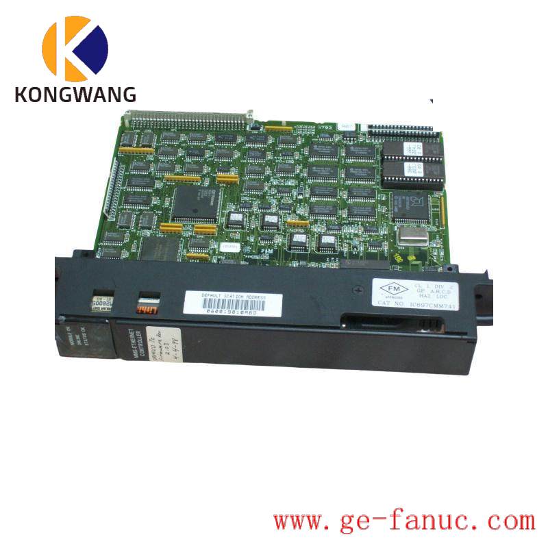 GE Fanuc IC697CMM741 ETHERNET CONTROLLER MODULE