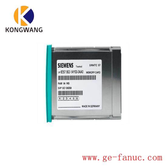 Siemens 6ES7952-1AS00-0AA0 RAM Memory Card