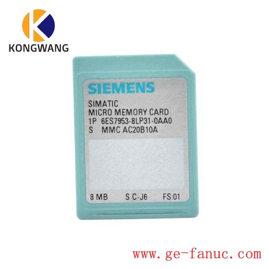 Siemens 6ES7 953-8LP31-0AA0  Memory Card