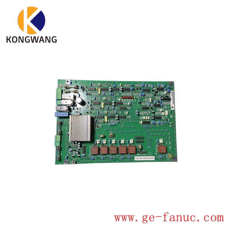 SIEMENS 6SE7036-0EF85-0EA0 PC BOARD ASSEMBLY