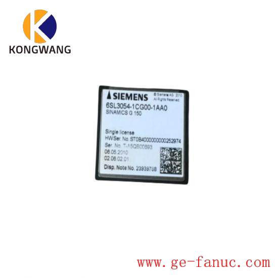 Siemens 6SL3 054-1CG00-1AA0 Compact Flash Card