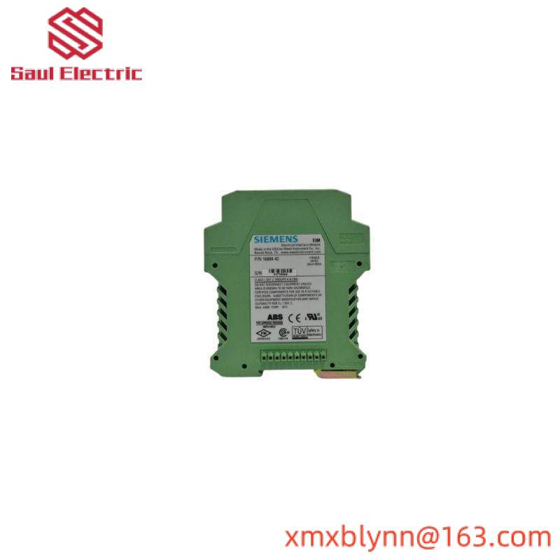 SIEMENS 16804-42 EIM ELECTRICAL INTERFACE MODULE