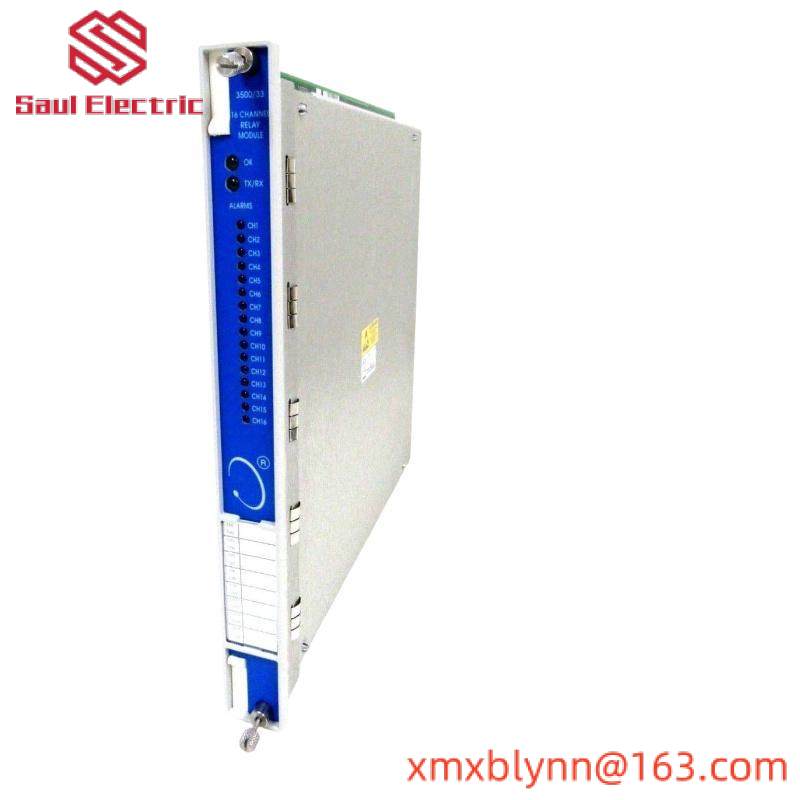 BENTLY NEVADA 3500/33 16-Channel Relay Control Module