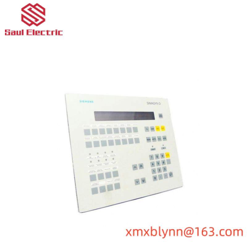 SIEMENS 6DD1670-0AF0 SIMADYN D OPERATOR PANEL