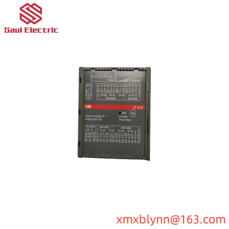 ABB 07AI91 GJR5251600R0278 Analog I/O module