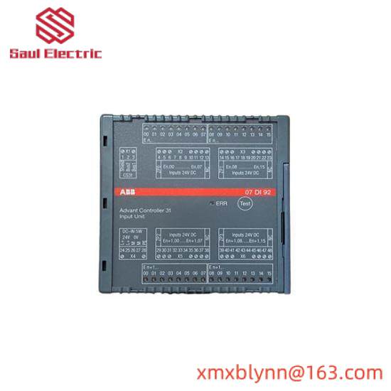 ABB 07DI92 WT92 GJR5252400R4101 Digital I/O module