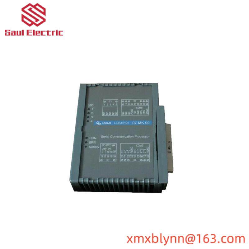 ABB 07MK92 GJR5253300R3161 communications processor