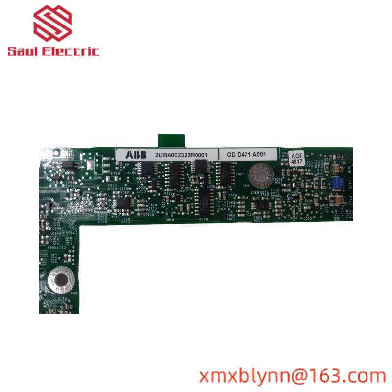 ABB 2UBA002322R0001 GDD471A001 MODULE