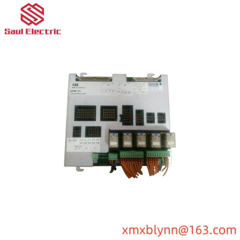 ABB ACRB-03 3HNE08250-1 3HNE06225-1 Safety Cabinet Relay Board