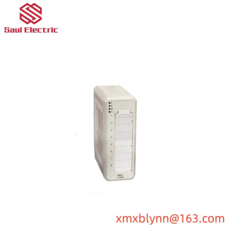 ABB AO810 3BSE008522R1 AO810 Analog output 1x8 ch