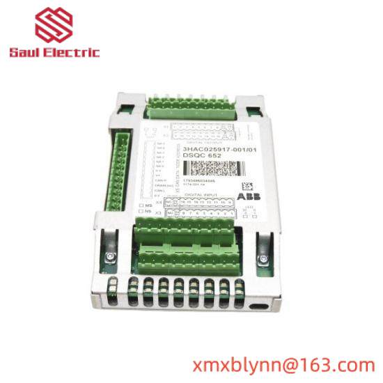 ABB DSQC652 3HAC025917-001/01 I/O Unit