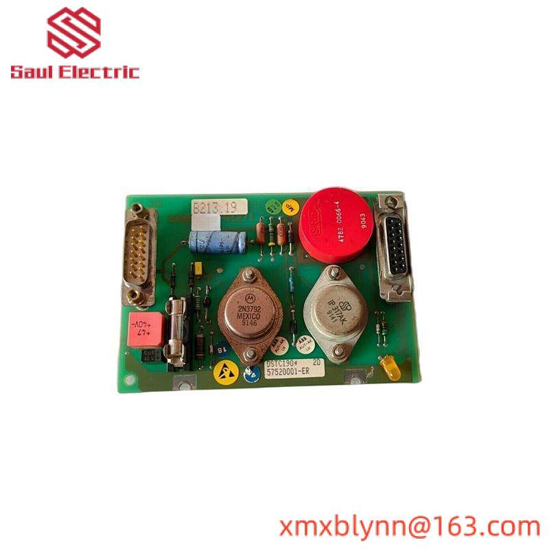 ABB DSTC190 57520001-ER Communications Connection Unit