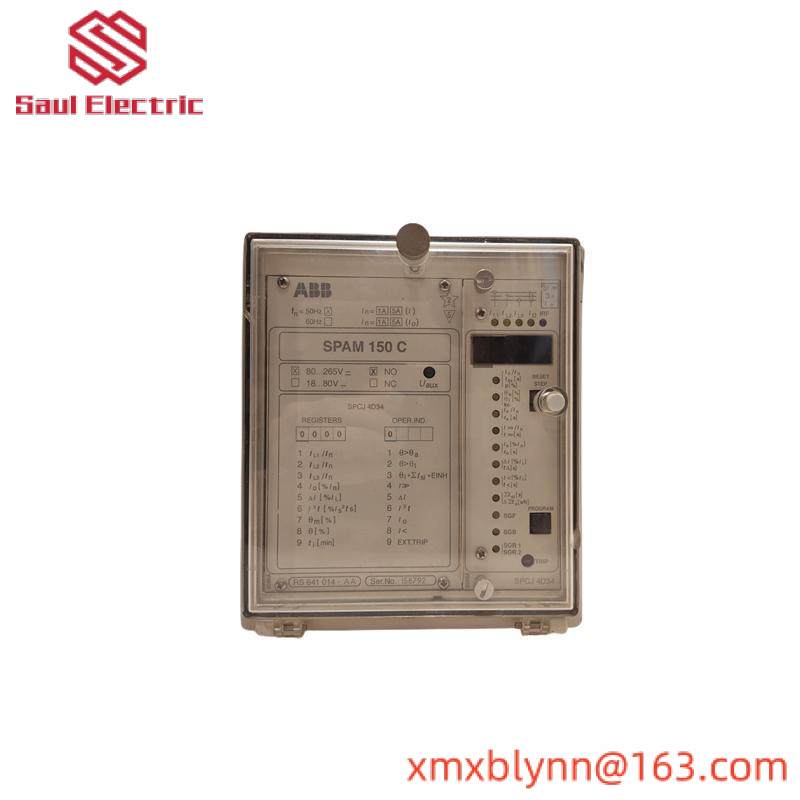 ABB SPAM-150C MOTOR PROTECTION RELAY