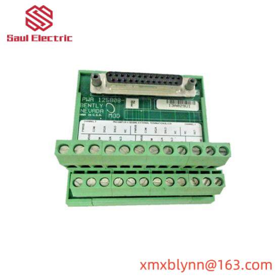BENTLY NEVADA 125808-02A Terminal Block Board