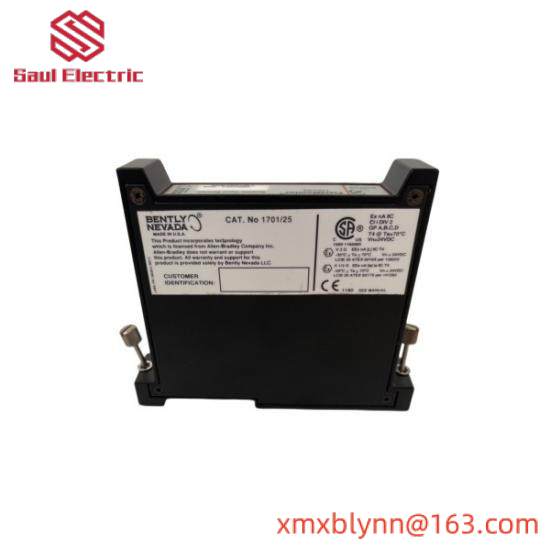 Bently Nevada 1701/25 FieldMonitor Seismic Input Monitor