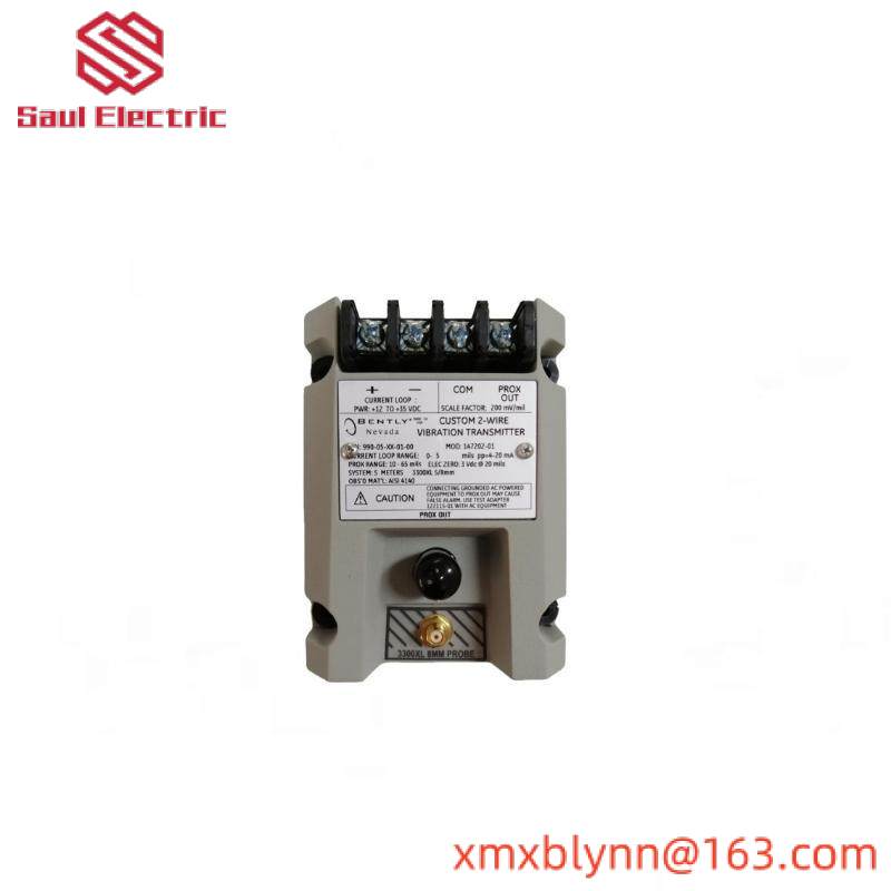 Bently Nevada 990-10-XX-01-05 MOD:285169-01 VIBRATION TRANSMITTER